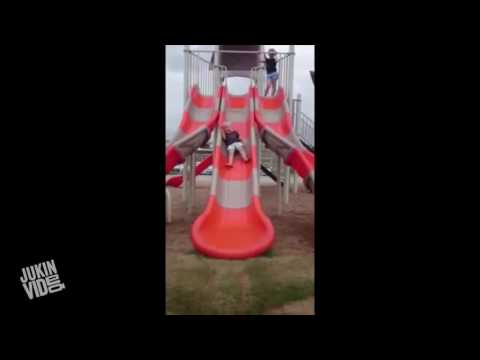 Kid Forgets How To Slide