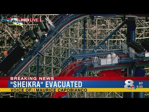 Busch Gardens roller coaster gets stuck