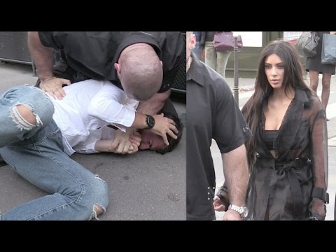 OFFICIAL VIDEO - FULL - Kim Kardashian attacked in Paris by Prankster, but there is security