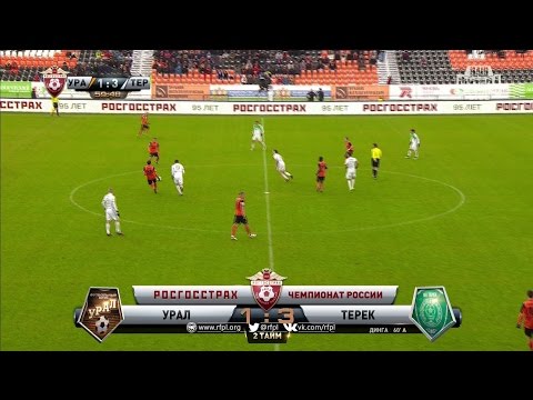 Dominik Dinga&#039;s own goal. FC Ural vs Terek | RPL 2016/17