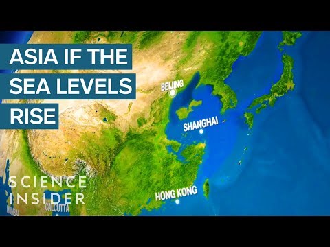 What Asia Would Look Like If All The Earth's Ice Melted