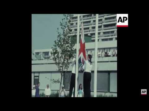 God Save The Queen - 1972 Rhodesia Flag Munich Olympic Village