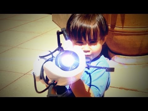3-Year-Old with a Real Portal Gun