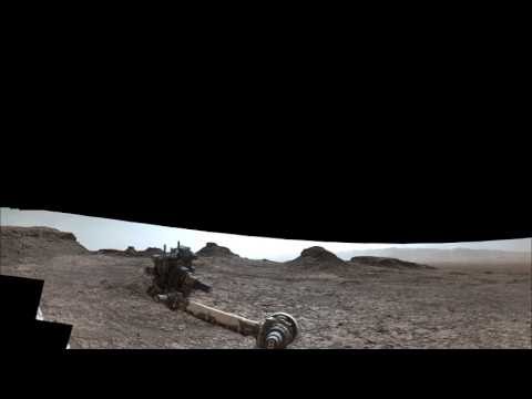 NASA&#039;s Curiosity Mars Rover at Murray Buttes (360 View)