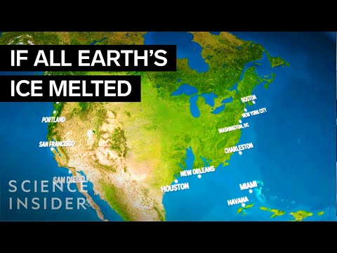 How Earth Would Look If All The Ice Melted | Science Insider