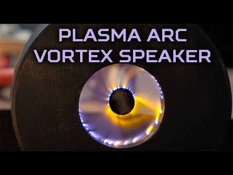 Plasma Arc Vortex Speaker