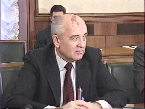 Горбачев после Беловежских соглашений 12.12.1991