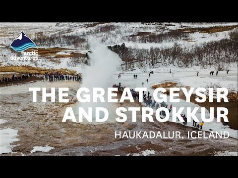 The Great Geysir and Strokkur | Haukadalur, Iceland.