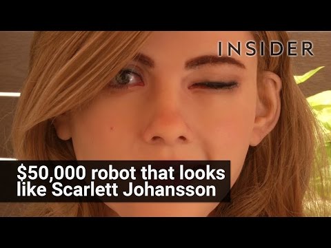 $50,000 robot that looks like Scarlett Johansson