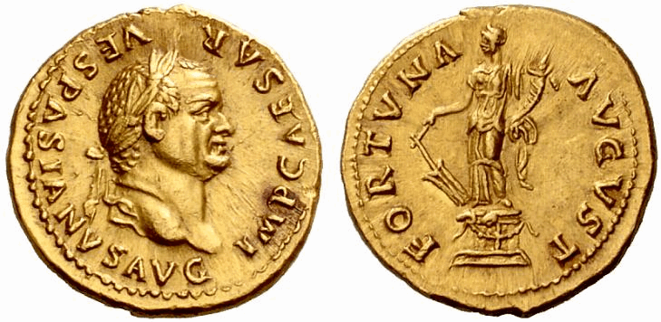Vespasian_aureus_Fortuna