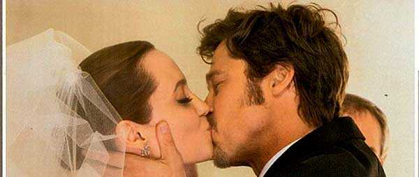 Самая громкая свадьба года: Первые фотографии с церемонии бракосочетания Анджелины Джоли и Брэда Питта