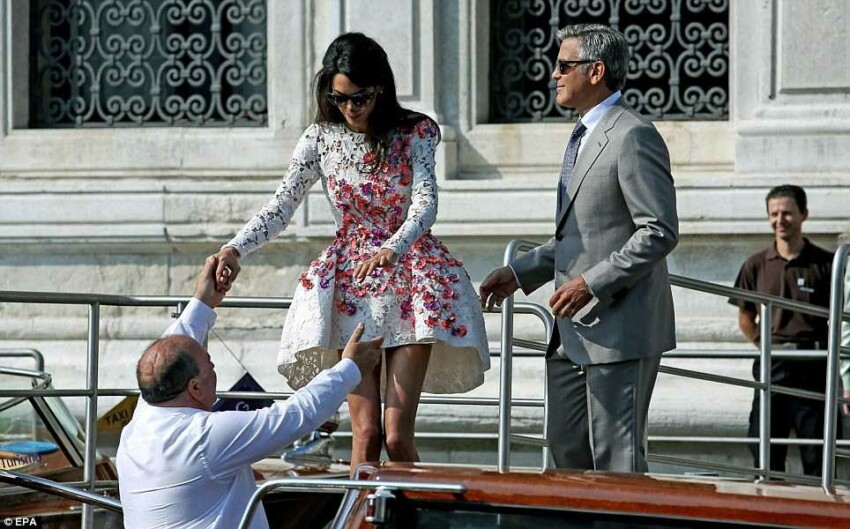 Свадьба Джорджа Клуни в фотографиях 