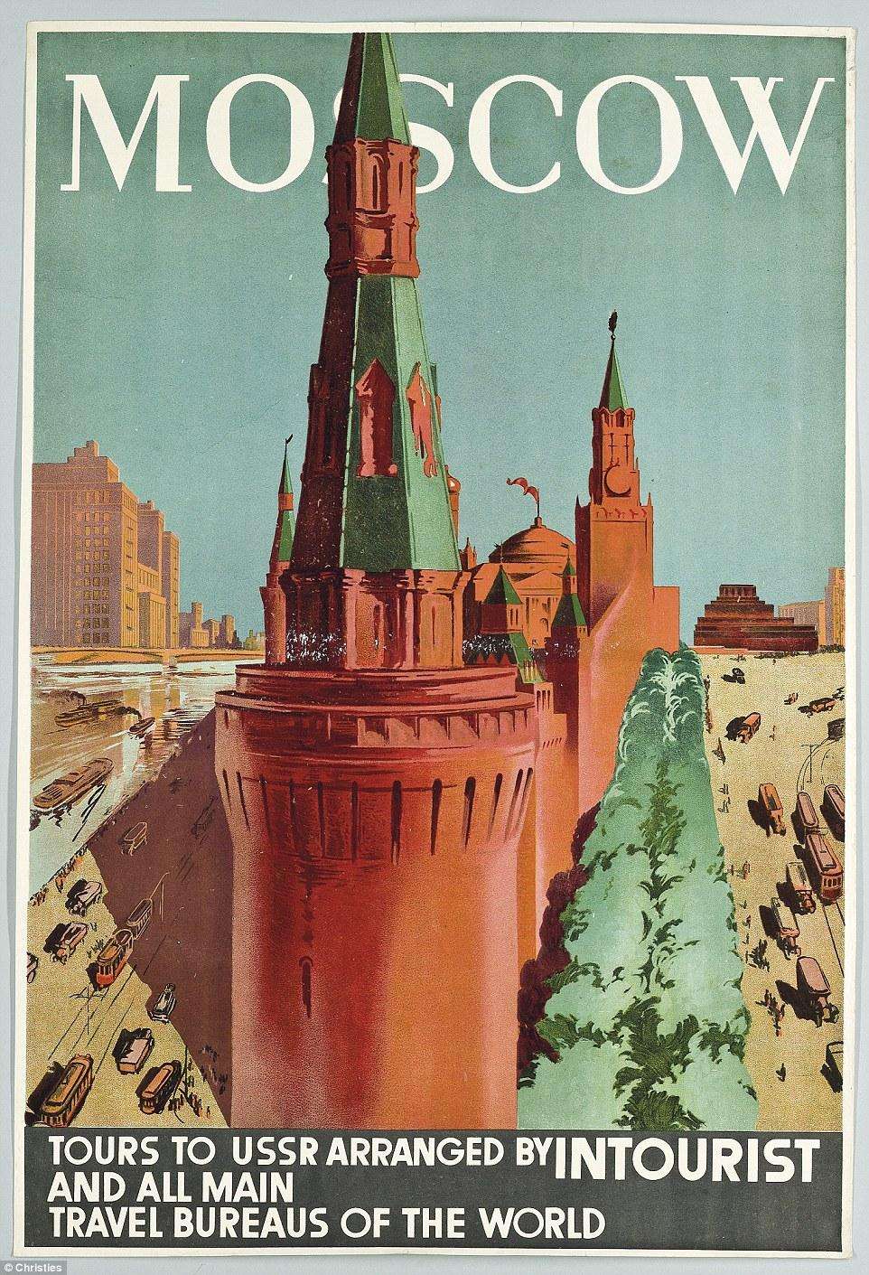 Посмотрев эти плакаты, любой поехал бы в СССР. Даже в 30-е годы