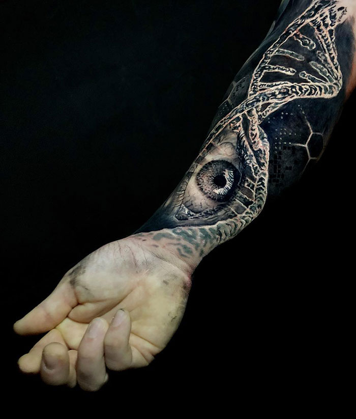 100 идей для 3D тату или объемных татуировок. Одна безумнее и красивее другой