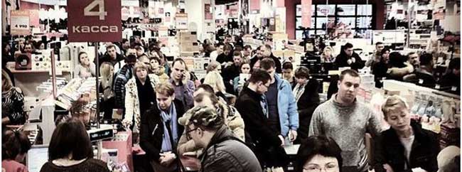 #дурдом: Ажиотаж в магазинах в снимках из Instagram