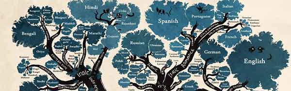 Все языки мира на одном дереве в виде понятной картинки