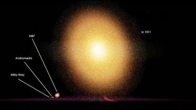 Наша галактика - коротышка по сравнению с другими