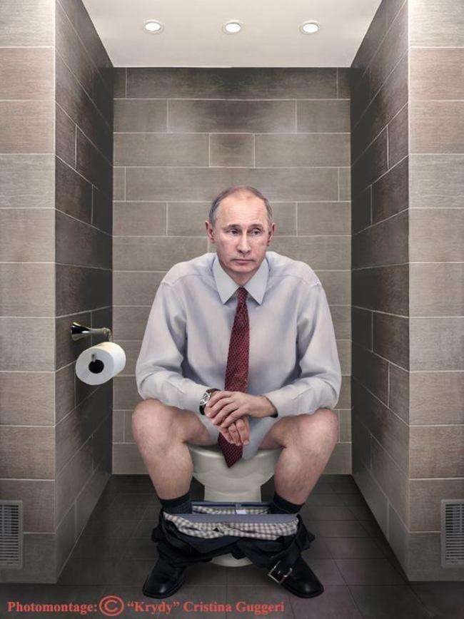 изображений известных политиков в туалете 6