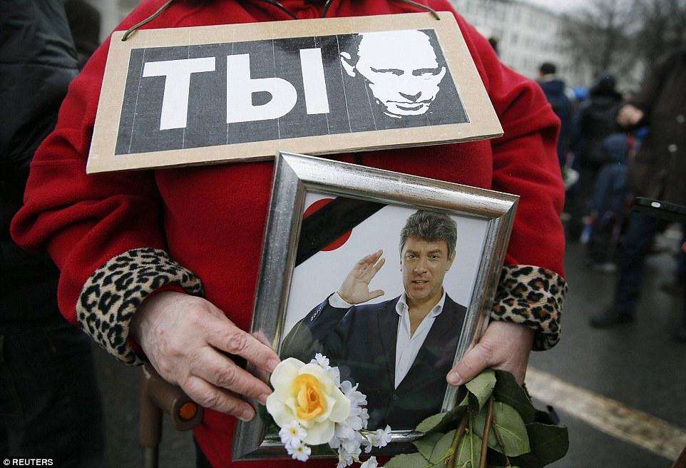 Марш памяти Бориса Немцова в фотографиях-5