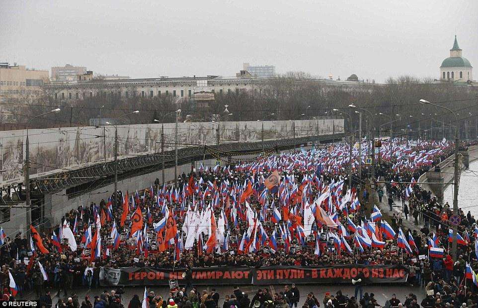 Марш памяти Бориса Немцова в фотографиях-3