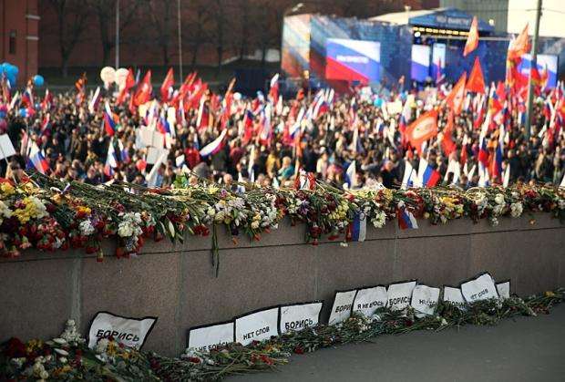 Место убийства Немцова