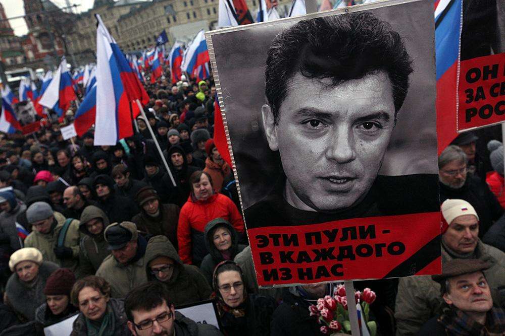 Марш памяти Бориса Немцова в фотографиях-18