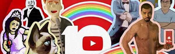 популярные видео на Youtube за 10 лет