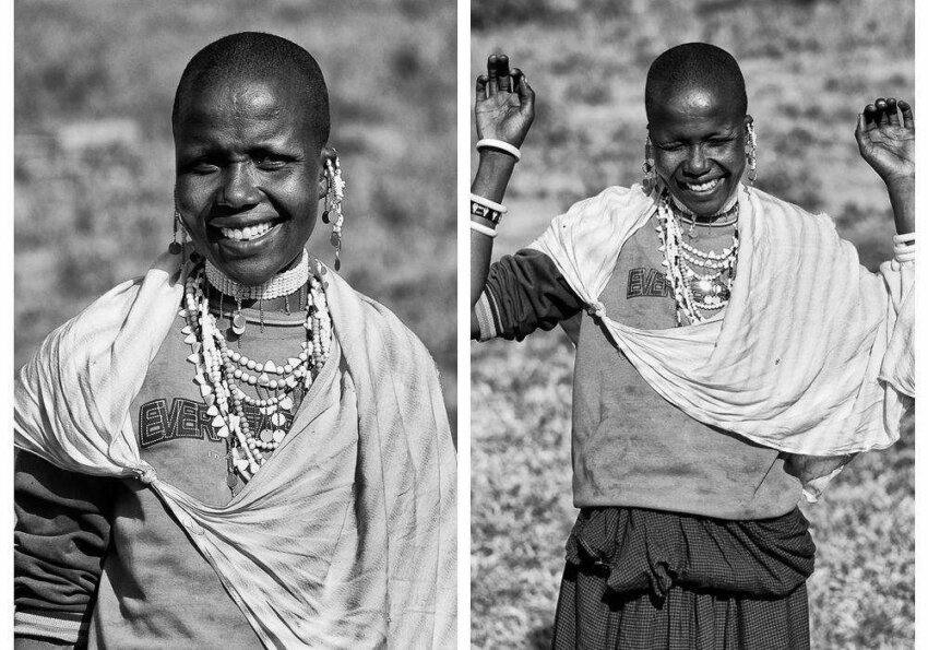 Синдани, домохозяйка. Деревня масаи, Танзания быть 30-летним