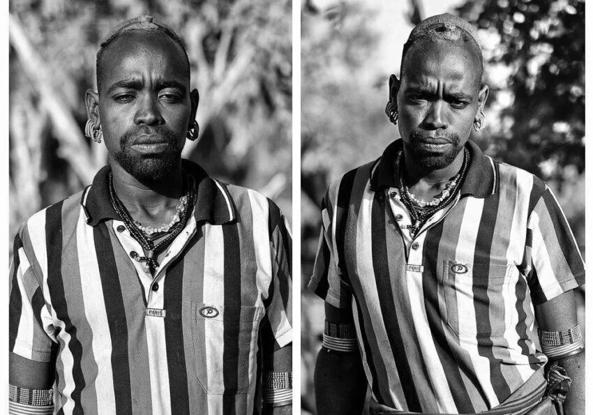 Бори, разводчик скота, фермер. Долина реки Омо, Эфиопия быть 30-летним