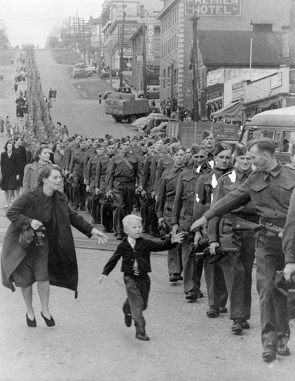 "Я буду ждать, папа". Канада, 1 октября 1940 года