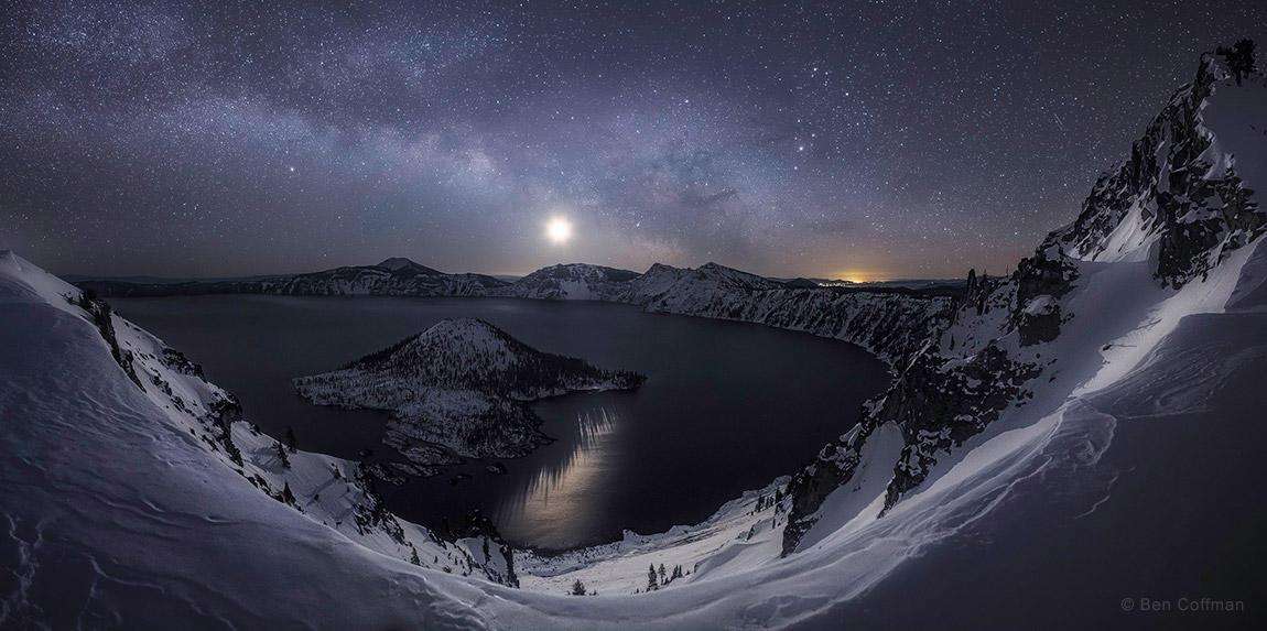 Млечный путь над озером Крейтер