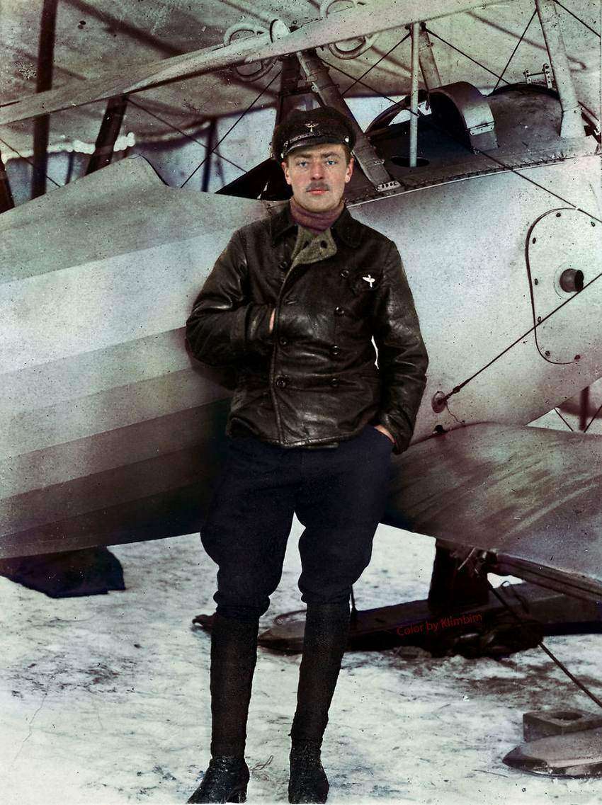 Russian Pilot During The World War I, 1918