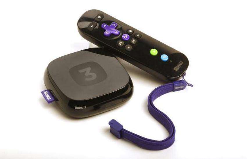 LOS ANGELES, CA., AUGUST 7, 2014 – The Comoparison of seven video streaming devices. Pictures is the ROKU TV device. (Photo by Kirk McKoy/Los Angeles Times via Getty Images)
