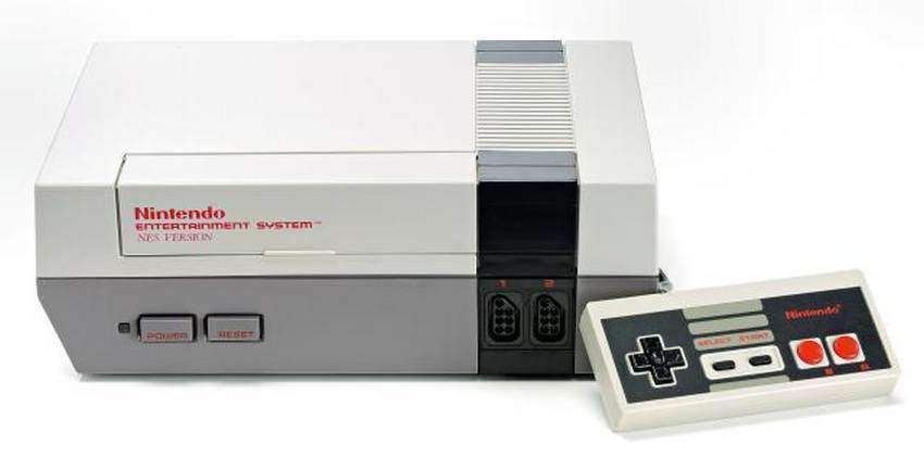 A Nintendo Entertainment System video game console and controller photographed on a white background, taken on March 26, 2009. (Photo by Neil Godwin/GamesMaster Magazine via Getty Images)
