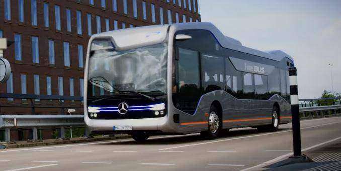 беспилотный автобус будущего