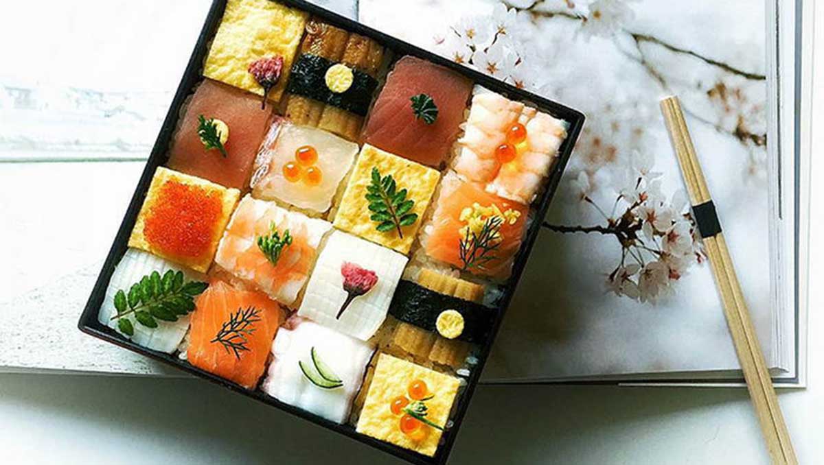 мозаик из суши