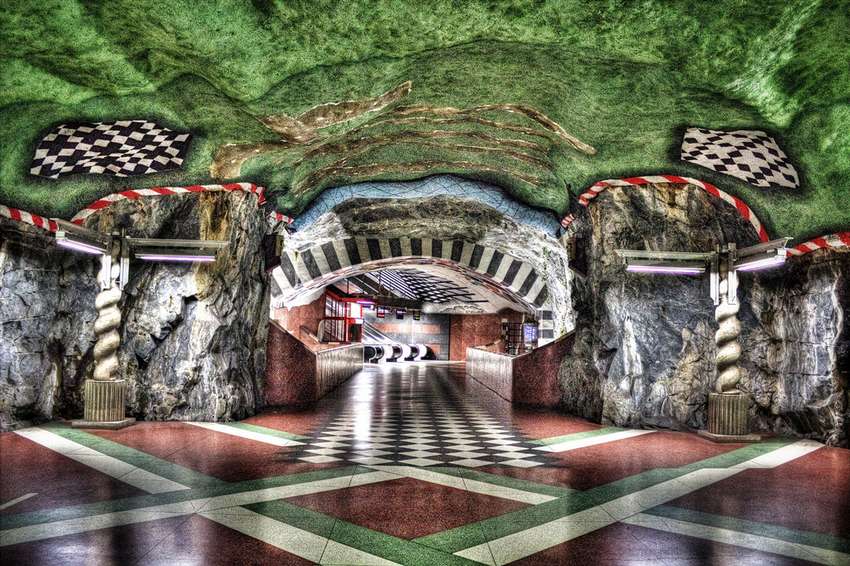 красивые станции метро в мире