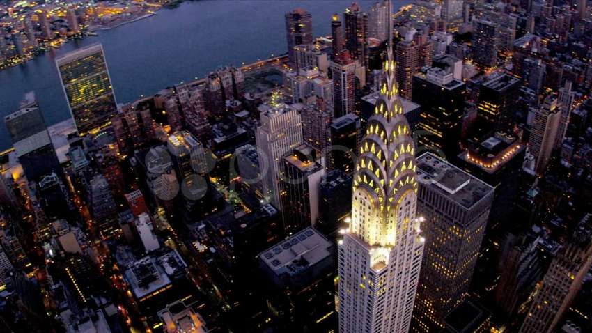 aerial-night-view-of-chrysler-building