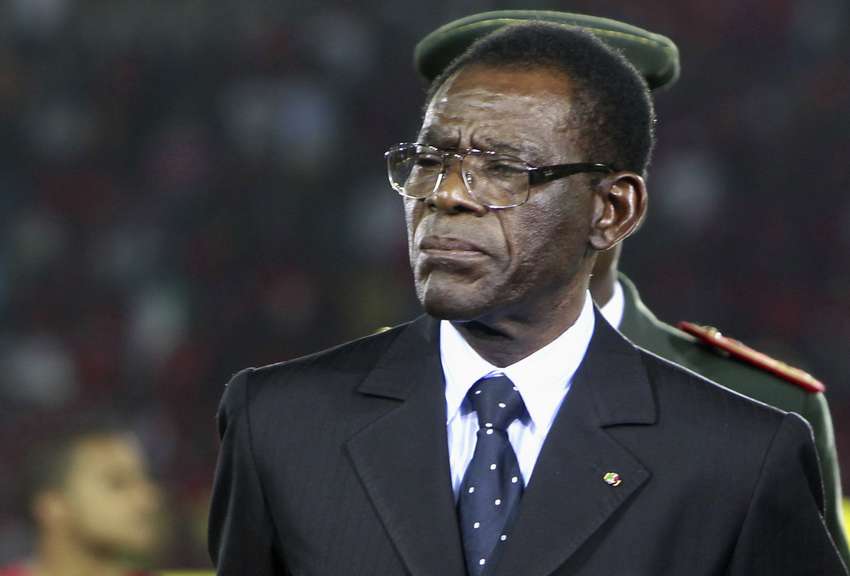 Equatorial Guinea's President Teodoro Obiang Nguema Mbasogo 