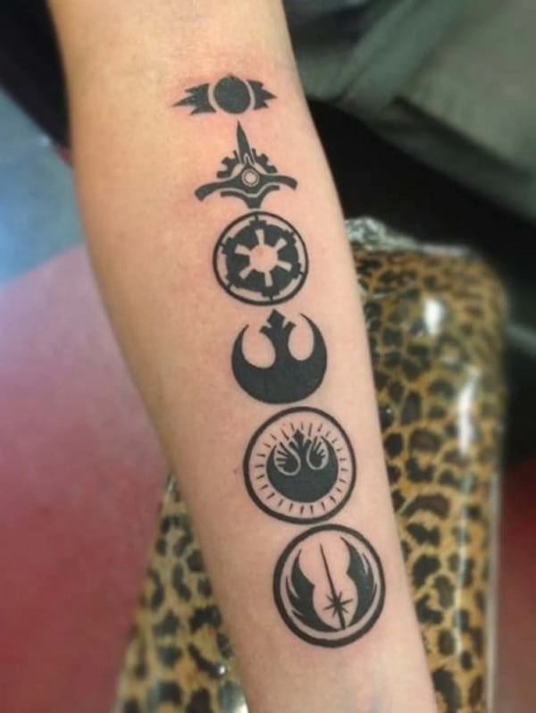 12 самых крутых татуировок по мотивам "Звёздных войн" в этой Галактике