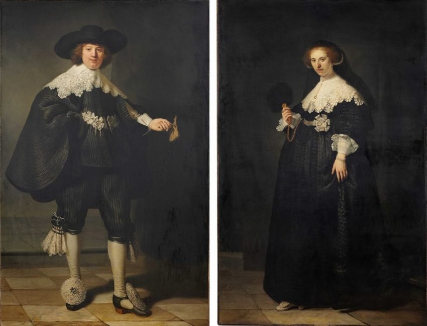 "Парный подвесной портрет Мартена Солманса и Опьен Коппит", Рембрандт. Куплен в 2016 году за $180 млн