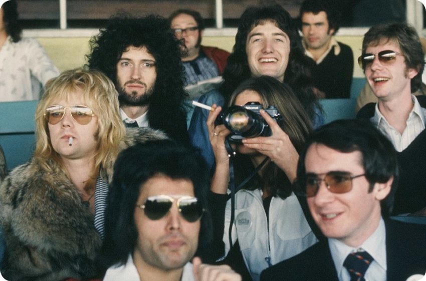 Редкие фотографии группы Queen, сделанные их гитаристом Брайаном Мэйем